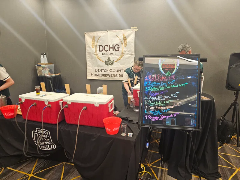Natalie Green setting up the DCHG bar at BBO 2026